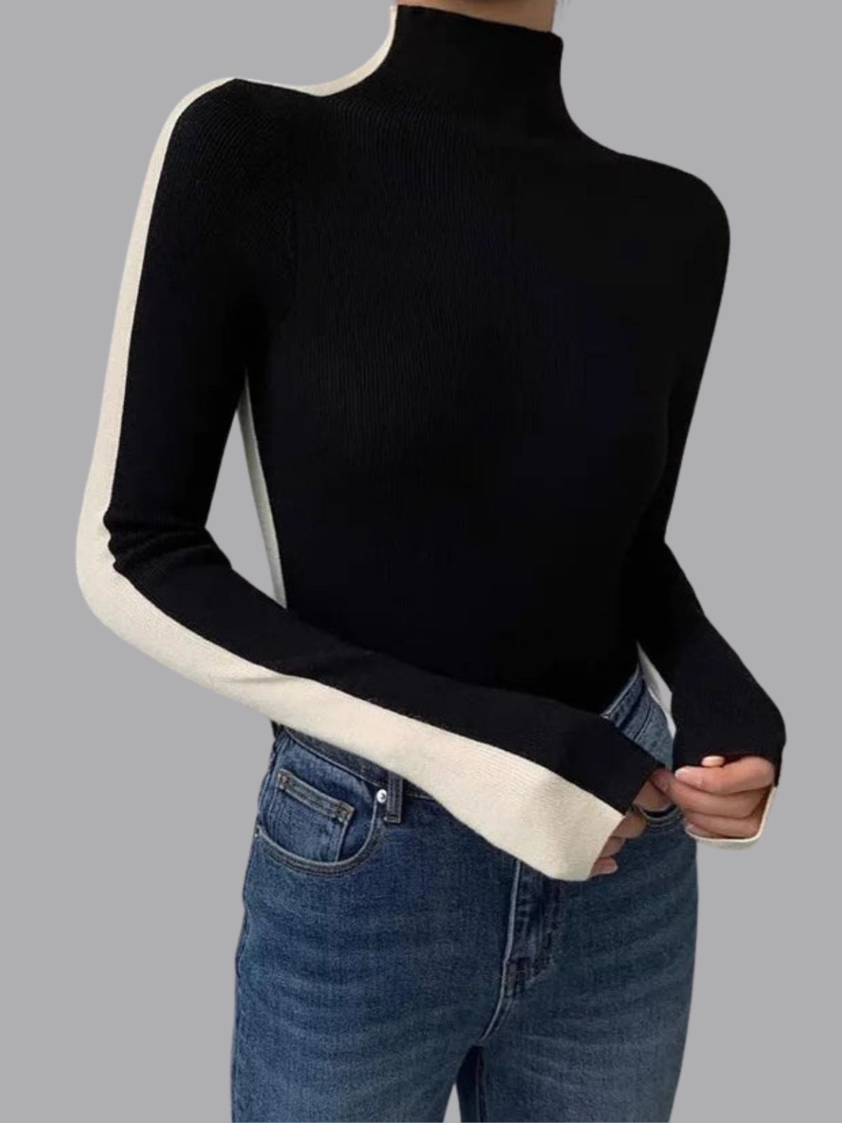 Slim Turtleneck Top