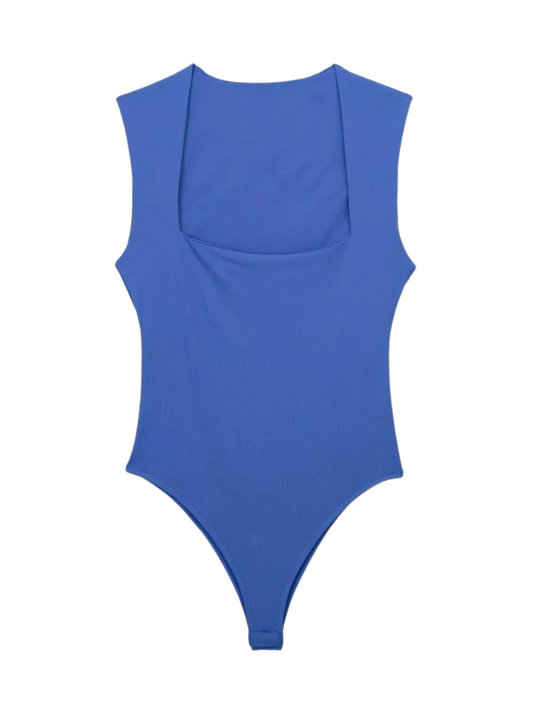 Sleeveless Square Neck Bodysuit