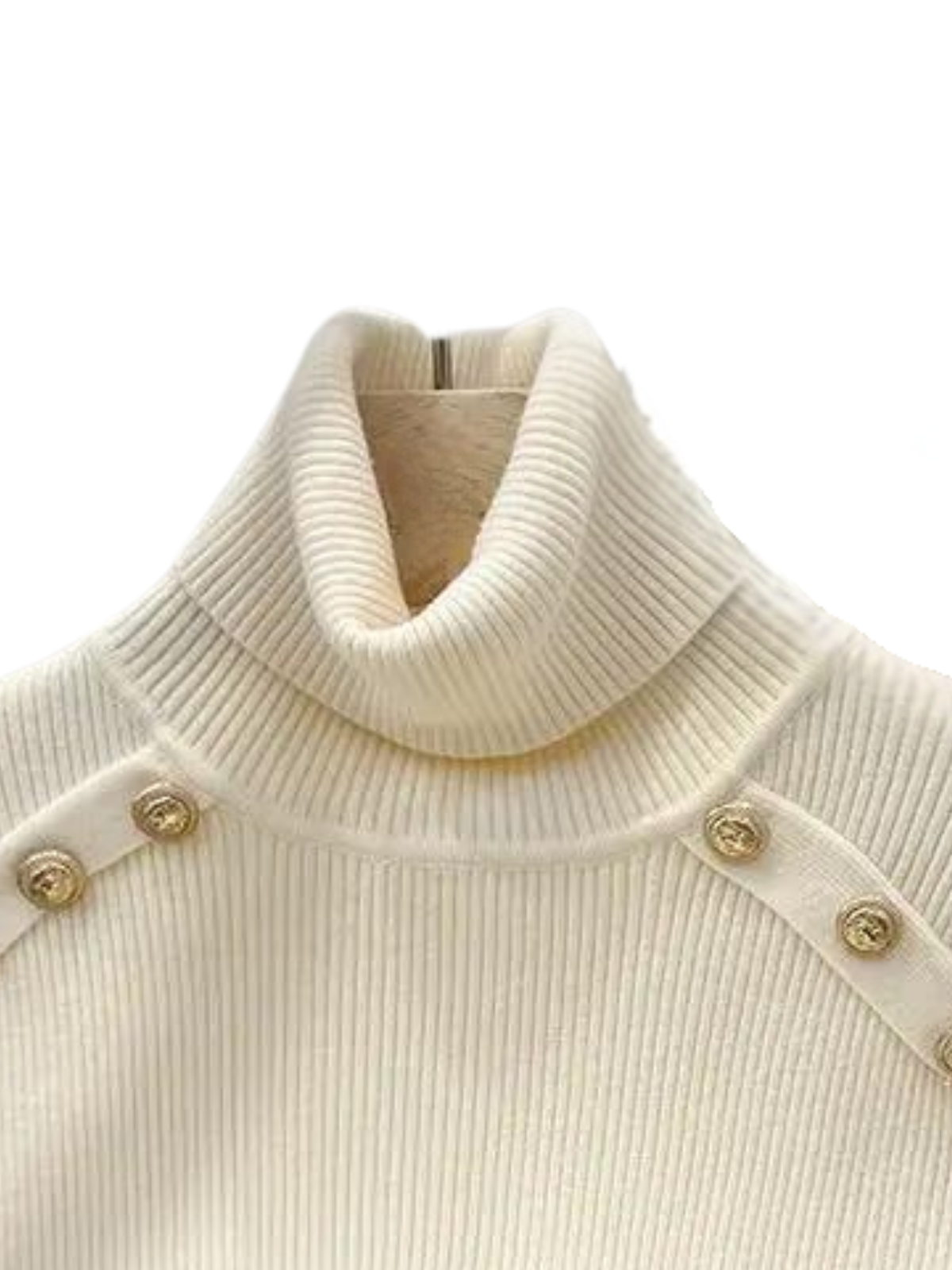 Fitted Turtleneck Sweater