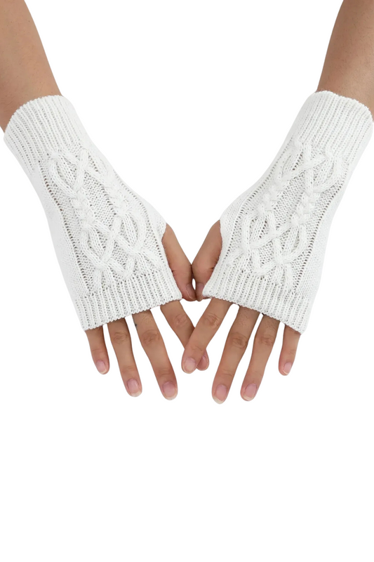 CozyKnit Half-Finger Gloves