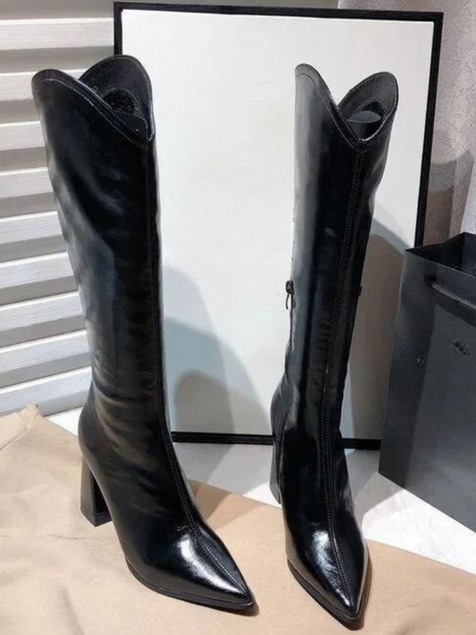 Heeled Stiletto Boots