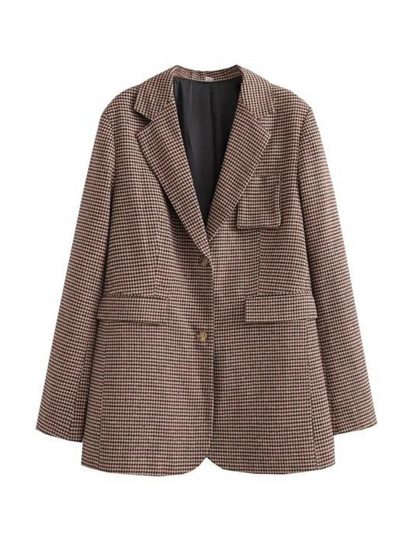 Notched Collar Blazer