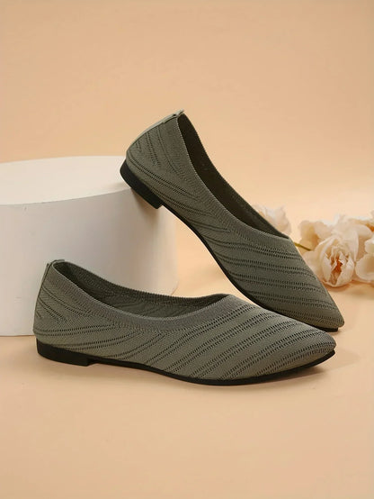 Pointed Toe Slip-On Flats