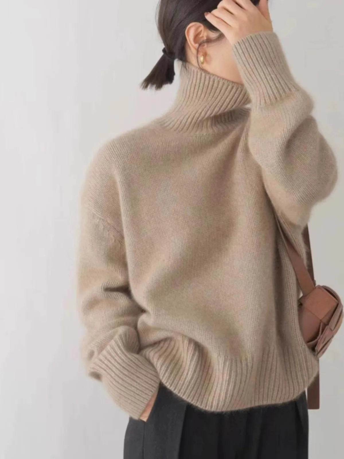 Relaxed Wool Knitted Sweater