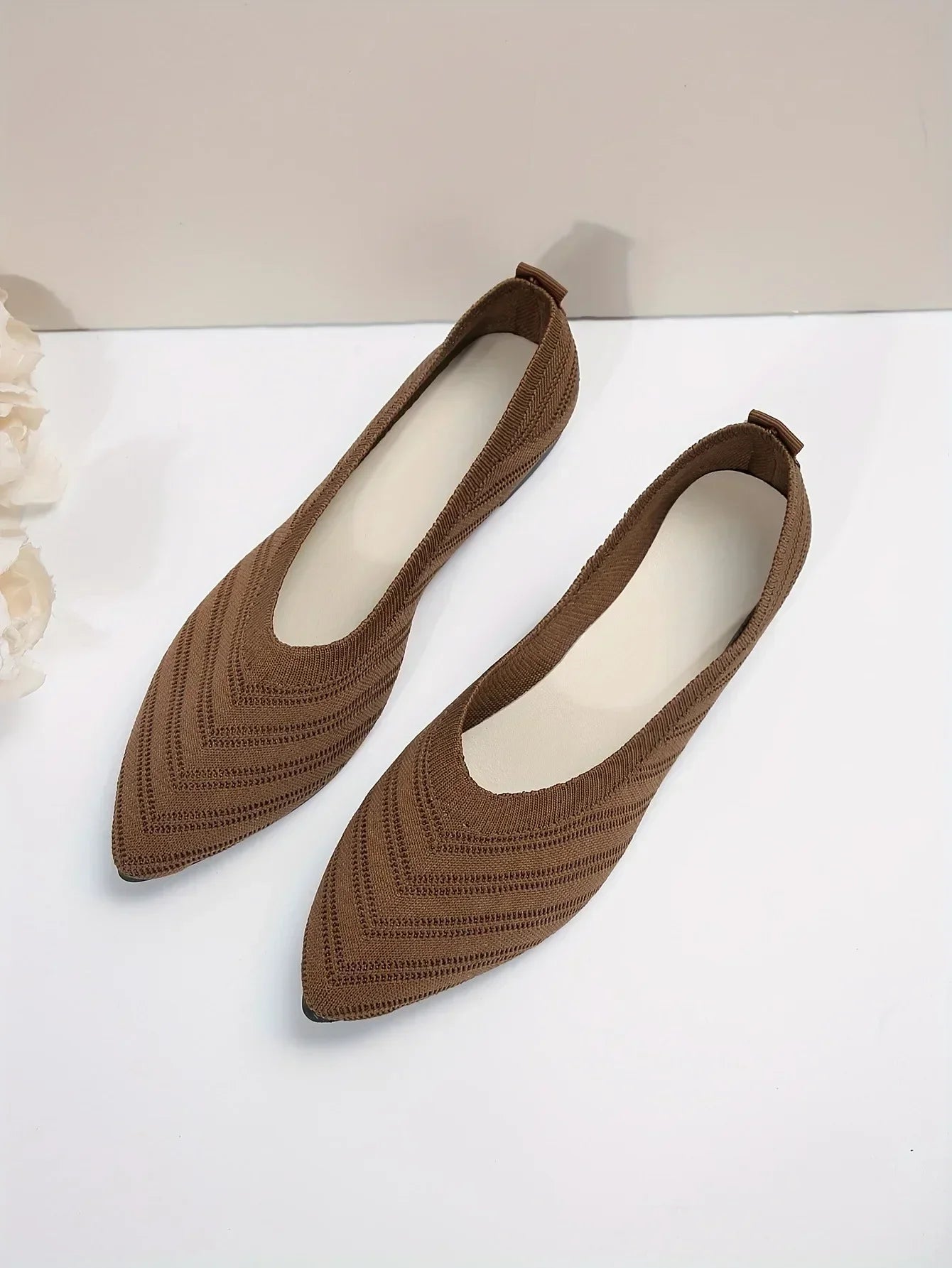 Pointed Toe Slip-On Flats