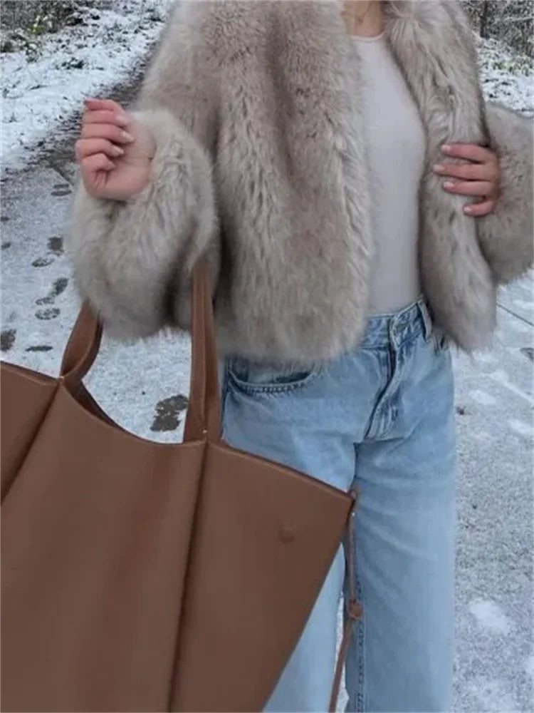 Loose Fluffy Coat