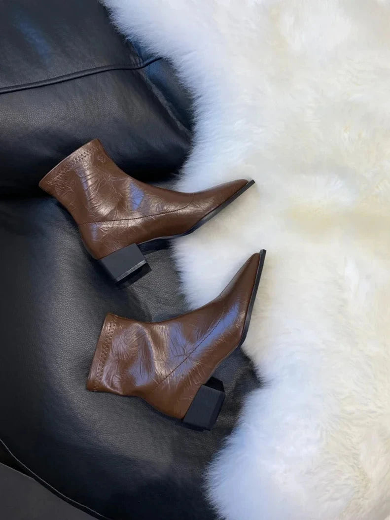 Pointed Toe Ankle Boots