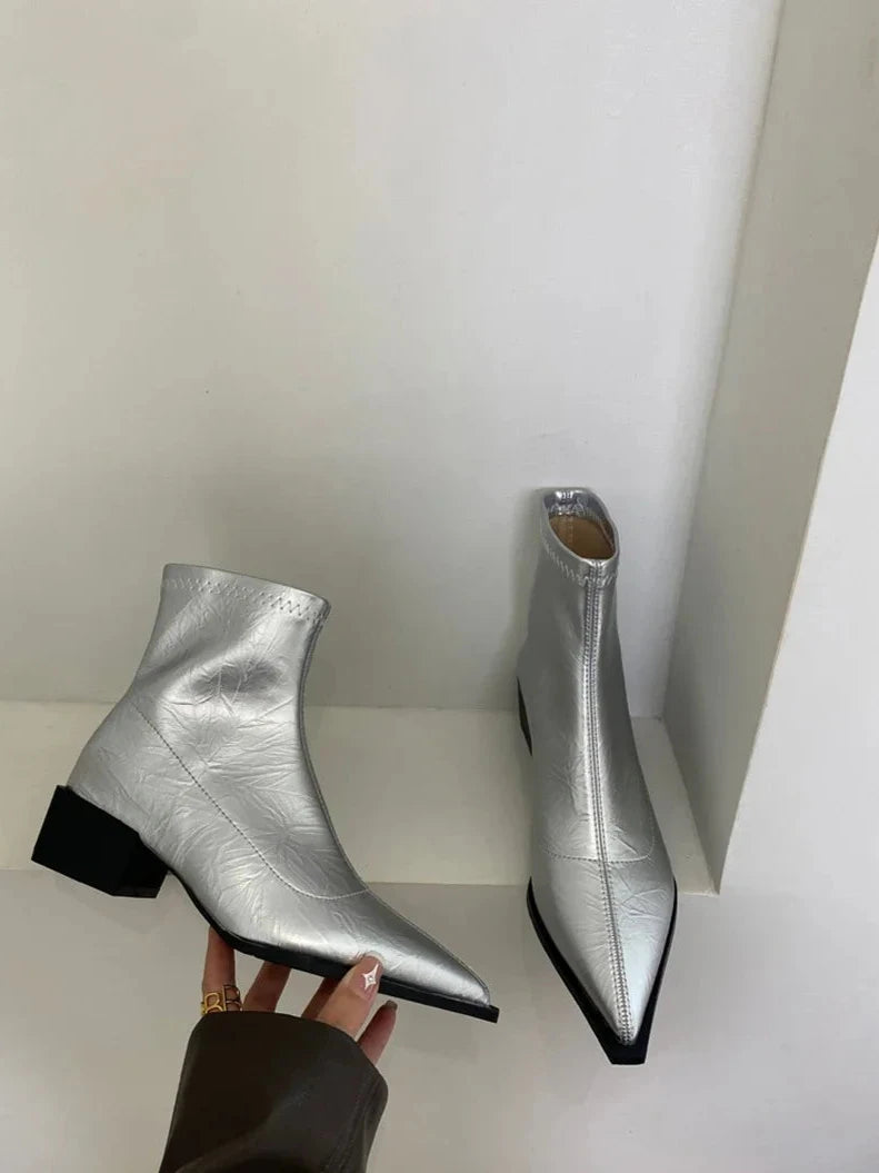 Pointed Toe Ankle Boots