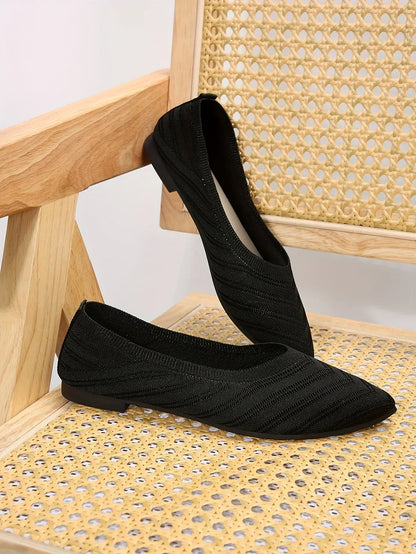 Pointed Toe Slip-On Flats